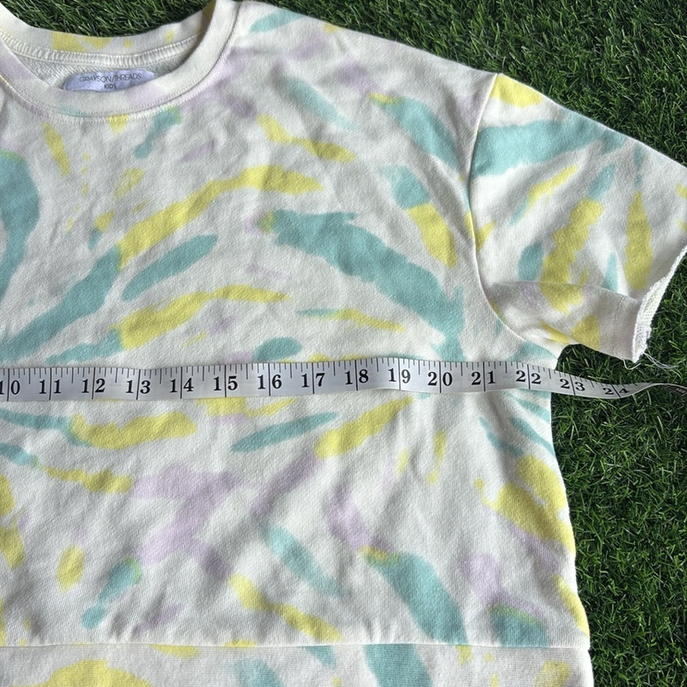GRAYSON THREADS Kids Oversized Sweatshirt Tee size large (10-12) - Picture 3 of 7